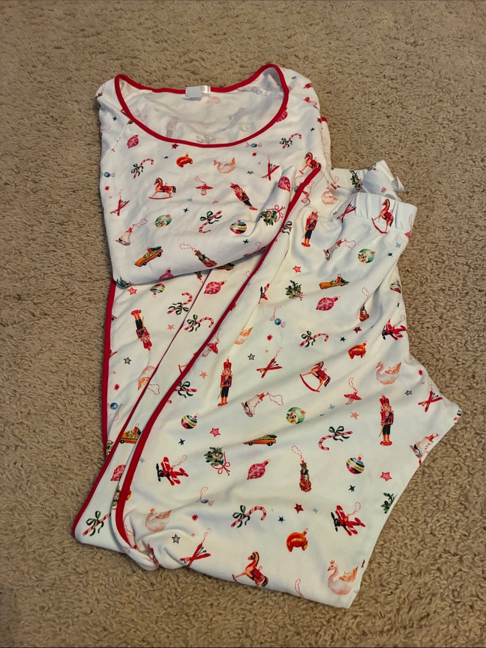 Lake Christmas pajamas (size small)